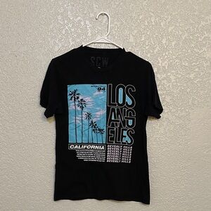 Black Los Angeles Graphic T-Shirt